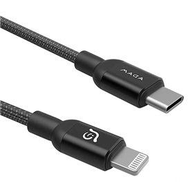 کابل USb-C به لایتنینگ آدام المنتس مدل PeAk II C300B سه متری