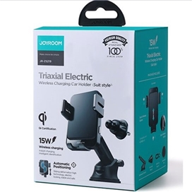 هولدر و شارژر وایرلس جویروم Joyroom Triaxial Electric Wireless Charger Car Holder JR-ZS219
