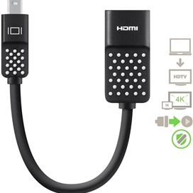 مبدل Mini DisplayPort به HDMI 4K بلکین مدل F2CD079bt