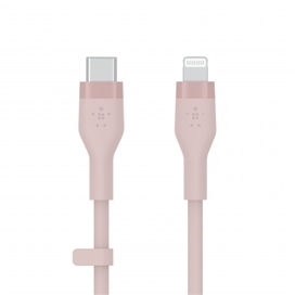کابل شارژ سریع USB-C با رابط لایتنینگ بلکین مدل CAA009bt1MBK طول 1 متر