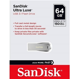 فلش مموری 64 گیگابایت سن دیسک SanDisk Ultra Luxe SDCZ74