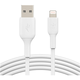 کابل شارژ لایتنینگ به  USB-A بلکین مدل CAA001bt3MWH طول 3 متر سفید