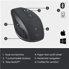 ماوسبی سیم لاجیتک مدل MX Anywhere 2S ا Logitech MX Anywhere 2S Wireless Mouse