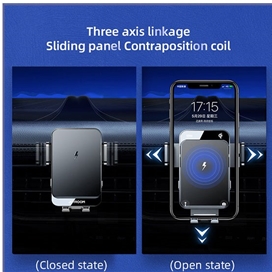 هولدر و شارژر وایرلس جویروم Joyroom Triaxial Electric Wireless Charger Car Holder JR-ZS219