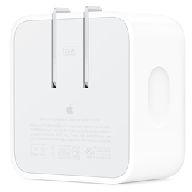 آداپتور شارژر 35 وات اپل مدل دو پورت تایپ سی  35W Dual USB-C