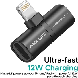 مبدل لایتنینگ به صدا و شارژ لایتنینگ پرومیت مدل IHINGE-LT.BLACK