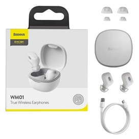 هندزفری بلوتوث بیسوس Baseus WM01 Encok True Wireless Earphones NGWM01-01