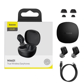 هندزفری بلوتوث بیسوس Baseus WM01 Encok True Wireless Earphones NGWM01-01