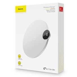 شارژر وایرلس 10 وات بیسوس Baseus Digital LED Display Wireless Charger WXSX-01