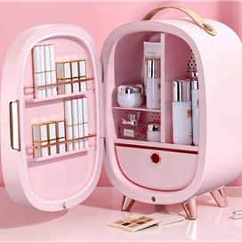 یخچال لوازم آرایش Baseus Professional Beauty Fridge Cosmetic Refigertor 13 L CRBXNS-04
