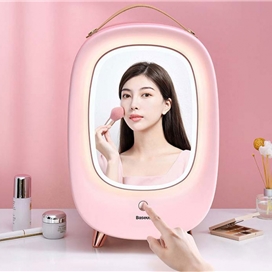 یخچال لوازم آرایش Baseus Professional Beauty Fridge Cosmetic Refigertor 13 L CRBXNS-04