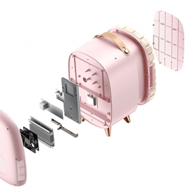 یخچال لوازم آرایش Baseus Professional Beauty Fridge Cosmetic Refigertor 13 L CRBXNS-04