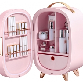 یخچال لوازم آرایش Baseus Professional Beauty Fridge Cosmetic Refigertor 13 L CRBXNS-04
