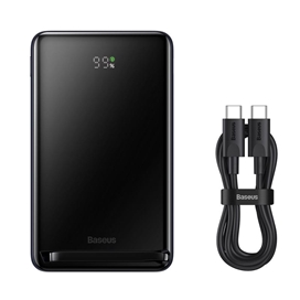 پاوربانک بیسیم مگنتی استنددار بیسوس Baseus Wireless Fast Charge Power Bank 20W PPCX000003