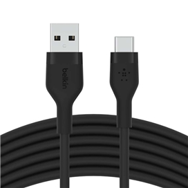 کابل شارژ سریع USB-A به USB-C بلکین مدل CAB008bt3MBK طول 3 متر