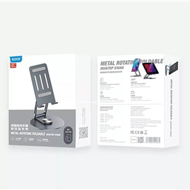 هولدر رومیزی موبایل و تبلیت راک ROCK Metal Rotating Foldable Desktop Stand RPH0993