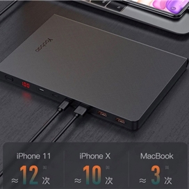 پاوربانک 30000 میلی‌آمپر 3 یواس‌بی و 1 تایپ‌سی یوبائو YooBao PD65W Powerbank Quick Charge Laptop