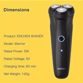 ماشین ریش تراش شیائومی Xiaomi Enchen Warrior Rotary Shaver