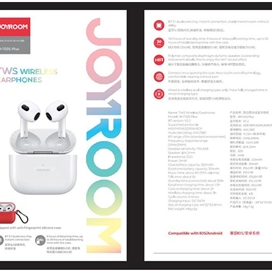 هندزفری بلوتوث جویروم Joyroom JR-T03S Plus TWS Headphones