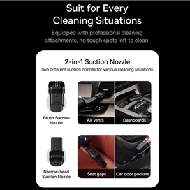 جارو شارژی خودرو بیسوس Baseus A7 Car Vacuum Cleaner VCAQ020213