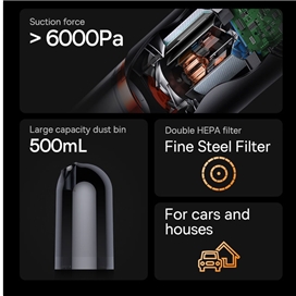 جارو شارژی خودرو بیسوس Baseus A7 Car Vacuum Cleaner VCAQ020213