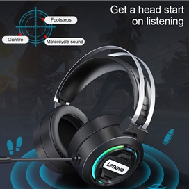 هدفون سیمی گیمینگ لنوو Lenovo Lecoo HT401
