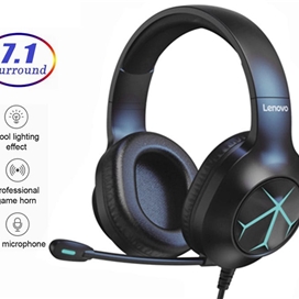 هدفون سیمی گیمینگ لنوو Lenovo ThinkPlus G60A Wired RGB Gaming Headphone