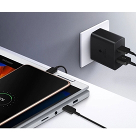 شارژر اصلی سامسونگ 35 وات سوپر فست شارژ Samsung EP-TA220 Power Adapter Duo 35W