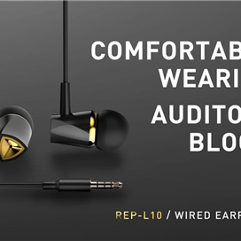 هندزفری سیمی با جک 3.5 میلی‌متری رسی Recci REP-L10 Wired Earphone