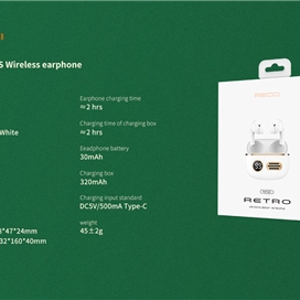 هندزفری بی سیم رسی Recci rep-w21 wireless earphone