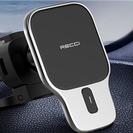 هولدر و شارژر بی سیم موبایل مگنتی داخل خودرو رسی Recci CAR HOLDER RHO-C15