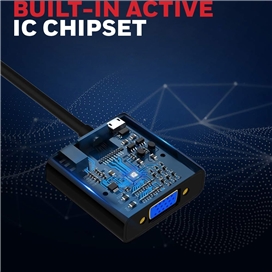 آداپتور HDMI  به VGA - مشکی