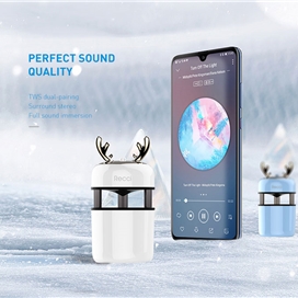 اسپیکر بلوتوث قابل حمل رسی Recci RSK-W08 Antlers Bluetooth Speaker