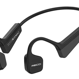 هندزفری بی سیم گردنی القایی رسی Recci Front Runner Bone wireless headphones REP-W40