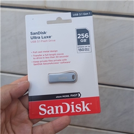 فلش مموری 256 گیگابایت سن دیسک SanDisk Ultra Luxe SDCZ74