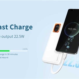 پاوربانک دو پورت 10000 فست شارژ رسی Recci Power Bank 10000mAh 22.5W RPB-P28