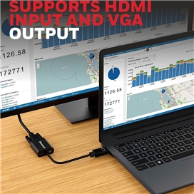 آداپتور HDMI  به VGA - مشکی