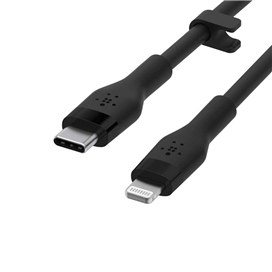 کابل شارژ سریع USB-C با رابط لایتنینگ بلکین مدل CAA009bt1MBK طول 1 متر