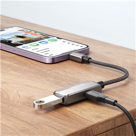 کابل تبدیل لایتنینگ به یو اس بی مک دودو Mcdodo 2 In 1 Convertor Lightning to USB-A 3.0 + Lightning CA-2690