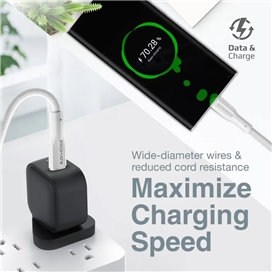 کابل USB-C شارژ سریع پرومیت مدل XCORD-CC.BLACK به طول 1 متر
