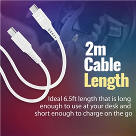 کابل USB-C شارژ سریع پرومیت مدل POWERLINK-CC200.BLACK به طول 2 متر