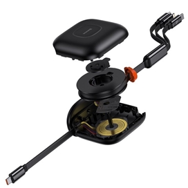 کابل شارژ سریع 3 در 1 بیسئوس 1.7متر Baseus 3in1 Fast Charging Cable CAQY000001