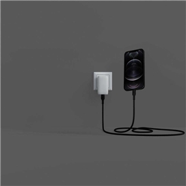 کابل شارژ سریع USB-C با رابط لایتنینگ بلکین مدل CAA009bt1MBK طول 1 متر