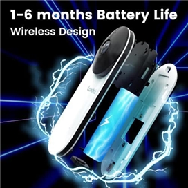 زنگ در هوشمند آرنتی Arenti Laxihub BellCam 1080p Battery Video Doorbell همراه با کارت حافظه