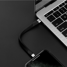 کابل شارژ و انتقال داده لایتنینگ به تایپ سی 0.15 متری رسی Recci Type-C To Lightning Double Sided Insertion PD RTC-N13L