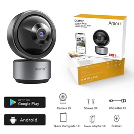 دوربین نظارتی هوشمند آرنتی Arenti Dome1 Ultra HD 3MP/2K Indoor Pan Tilt Zoom Privacy Camera