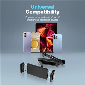 پایه نگهدارنده گوشی موبایل پرومیت مدل TRIPMOUNT مناسب سرنشینان عقب