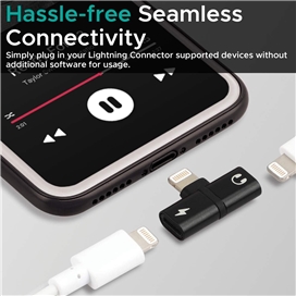 مبدل لایتنینگ به صدا و شارژ لایتنینگ پرومیت مدل IHINGE-LT.BLACK