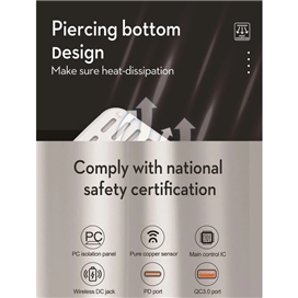 چند راهی برق و شارژر وایرلس الدینیو LDNIO SCW5354