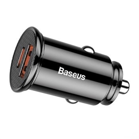 شارژر فندکی فست شارژ خودرو بیسوس Baseus Car Charger Circular Plastic A+C PPS CCALL-YS01